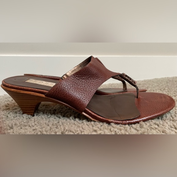 Vintage Bill Blass Leather Sandals - Picture 5 of 8